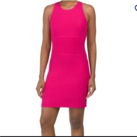 House of Harlow 1960 Pink Halter Sheath Mini Dress - Picture 1 of 10